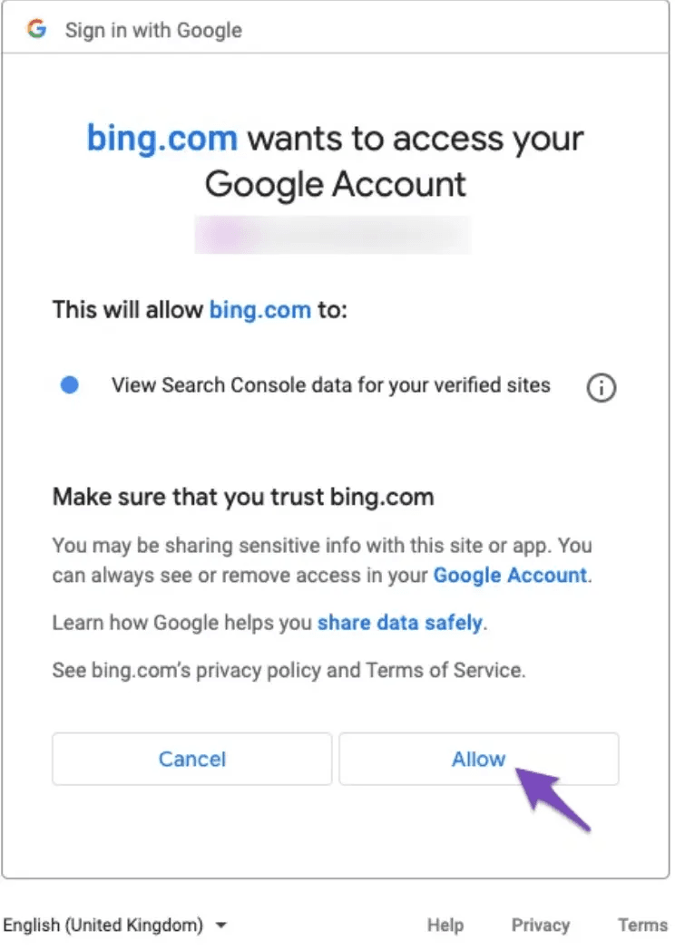 Bing Access